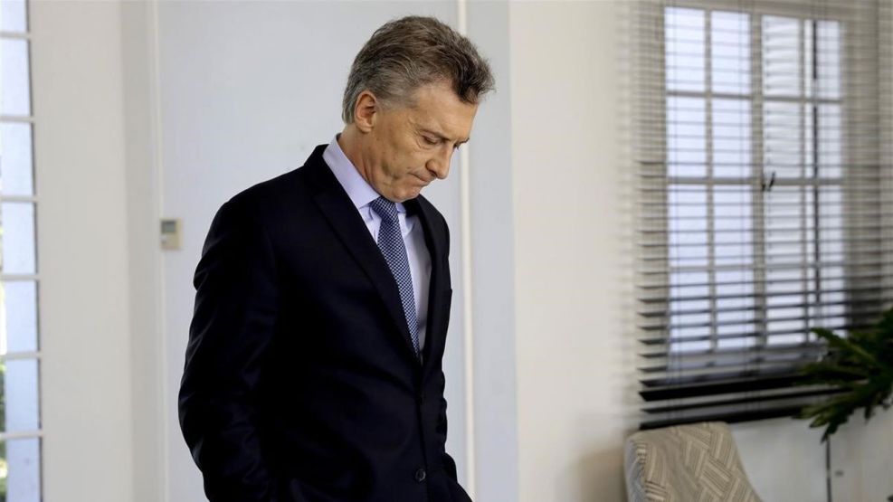 mauricio macri cabizbajo 20190818