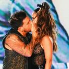 El beso entre Lourdes Sánchez y Fede Bal que generó polémica en el Bailando
