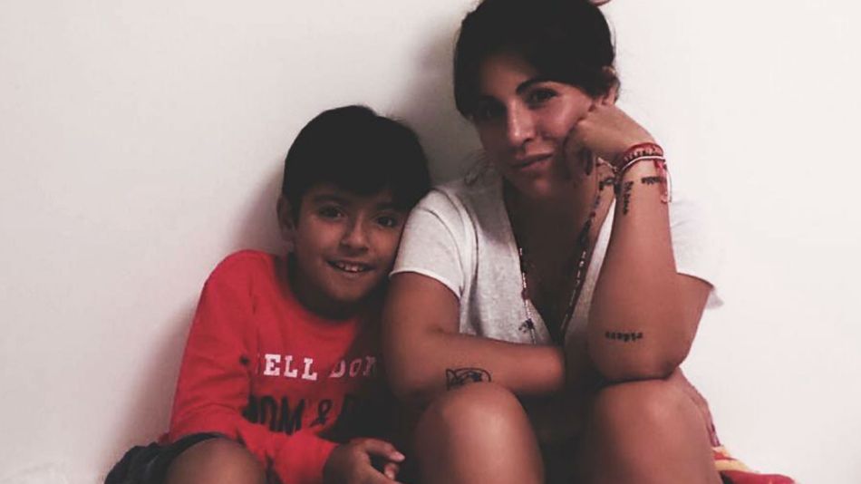 El sentido mensaje de Ginaninna Maradona a su hijo por el Día del Niño