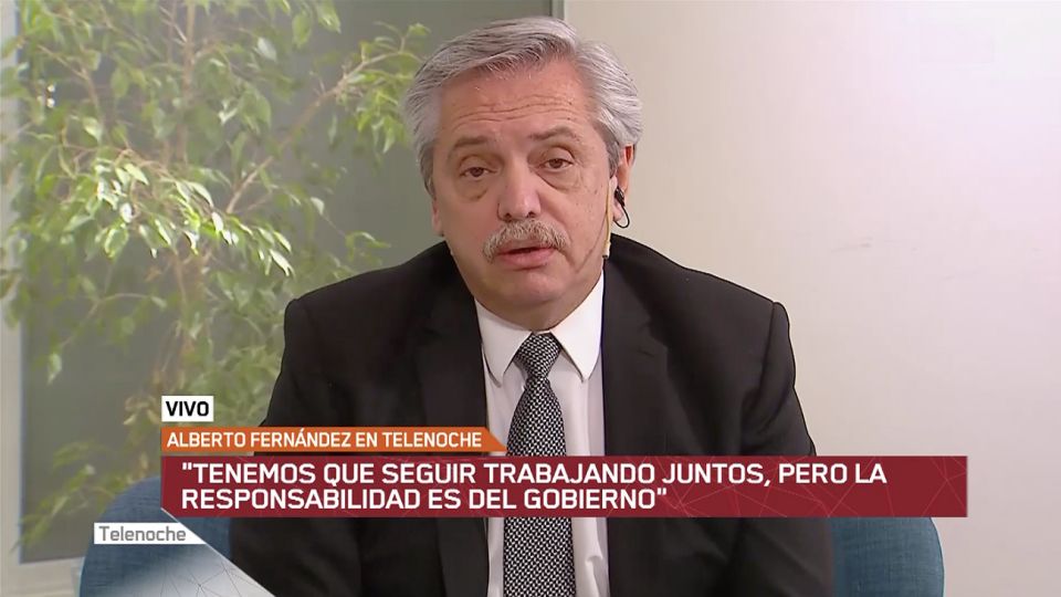 Alberto Fernández, candidato presidencial por Frente de Todos.