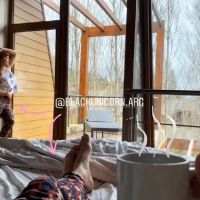 Las fotos de alto voltaje de Miriam Lanzoni y su novio