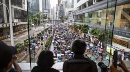 Demonstrators Attend Anti-Government Protest In Hong Kong