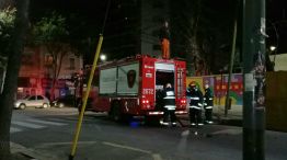 Incendio del depósito del Hospital Gutiérrez.