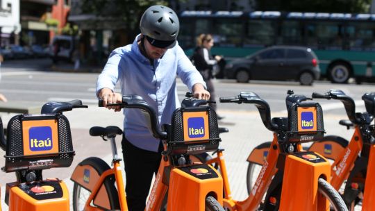 Ecobici en Villa Urquiza.