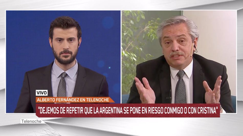 Alberto Fernández no tomó de la mejor manera la pregunta por la inflación.
