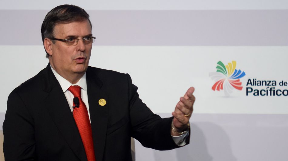 El canciller mexicano, Marcelo Ebrard