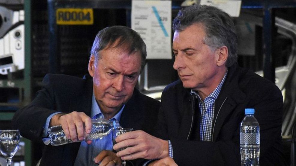 El gobernador de Córdoba Juan Schiaretti y el presidente Mauricio Macri