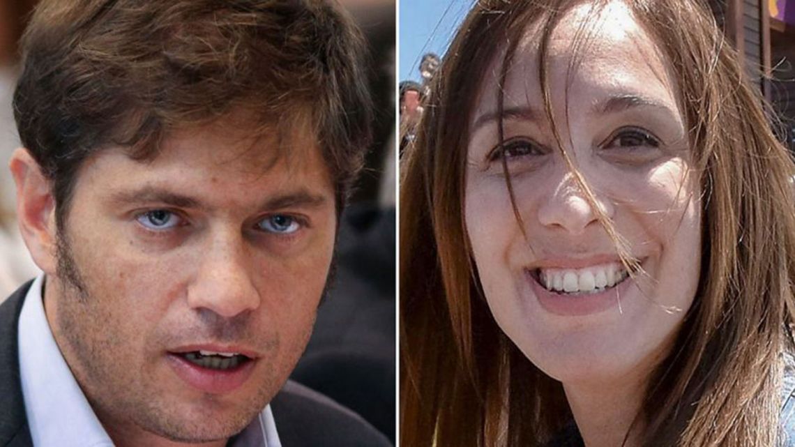 Axel Kicillof and María Eugenia Vidal