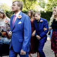 Máxima de Holanda y su familia en el funeral de Cristina