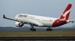 General Views of Qantas Aircraft Ahead of Half-Year Results