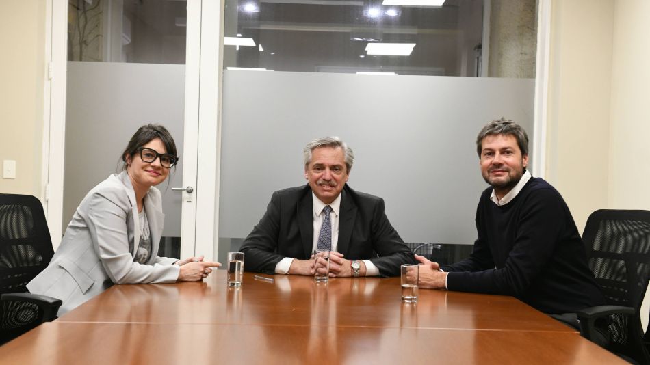 Lammens y Marziotta junto a Alberto F