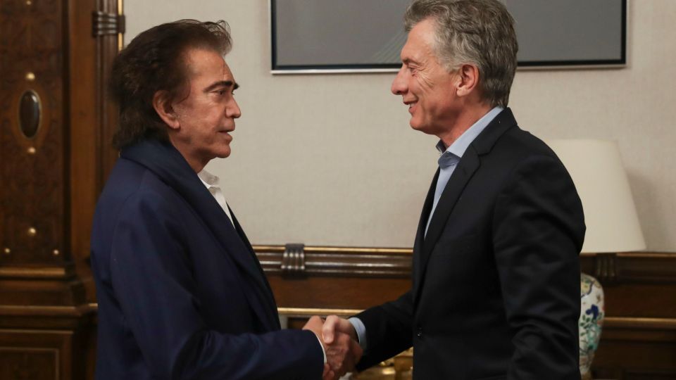 Macri recibió a El Puma Rodríguez