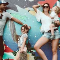Paula y Pedro con sus hijos