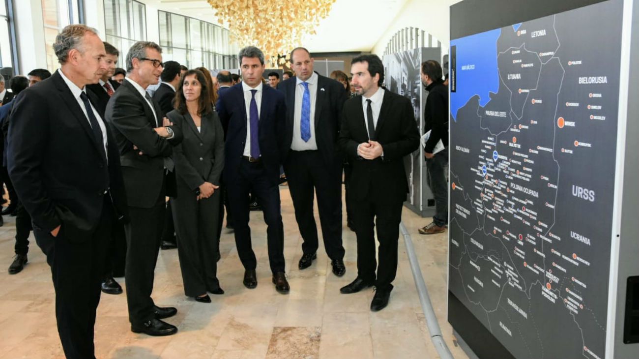 El gobernador Sergio Uñac y el presidente de la institución, Marcelo Mindlin, participaron del acto inaugural.