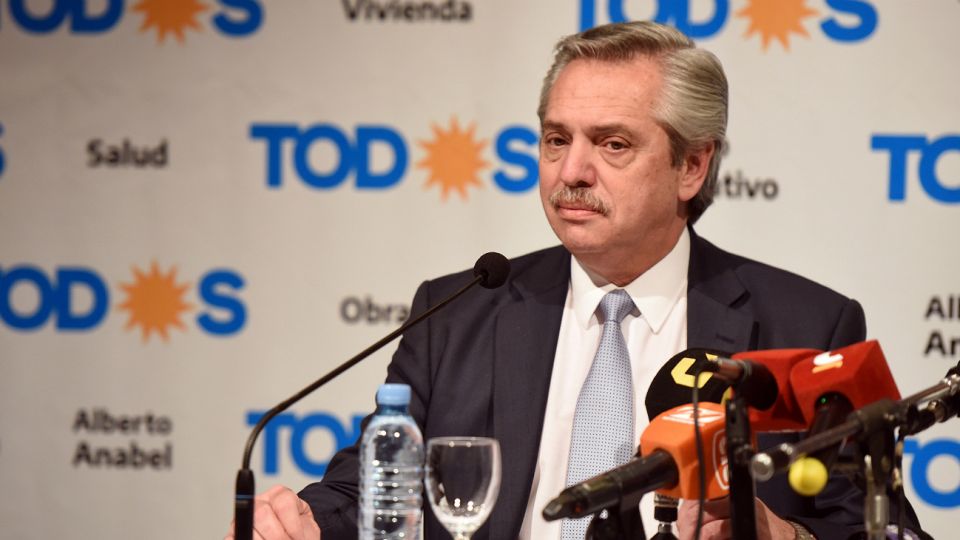 Alberto Fernández, candidato del Frente de Todos.