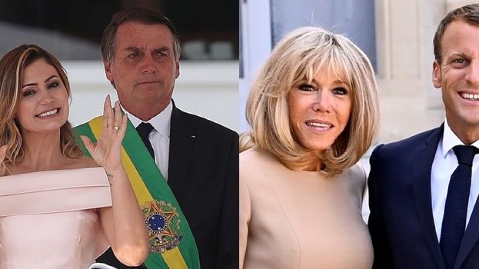 Bolsonaro hizo un comentario desafortunado sobre Briggite y Macrón le contestó