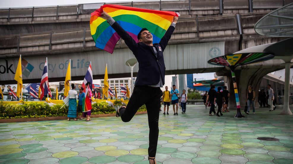 Thai People Rally Against Homophobia, Transphobia and Biphobia In Bangkok
