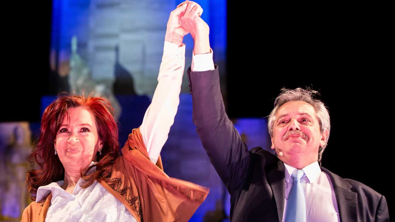 Alberto Fernández y Cristina Fernández de Kirchner.