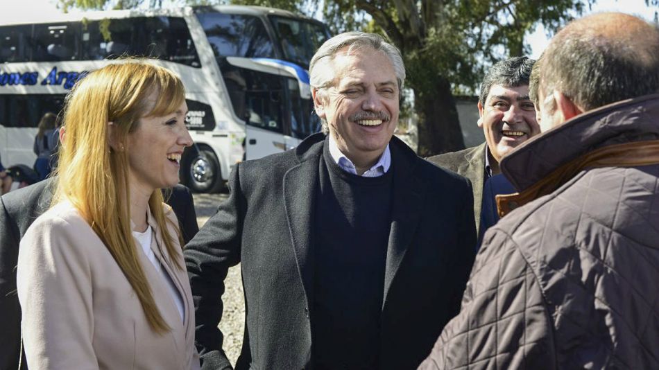 Alberto Fernández, de campaña electoral.