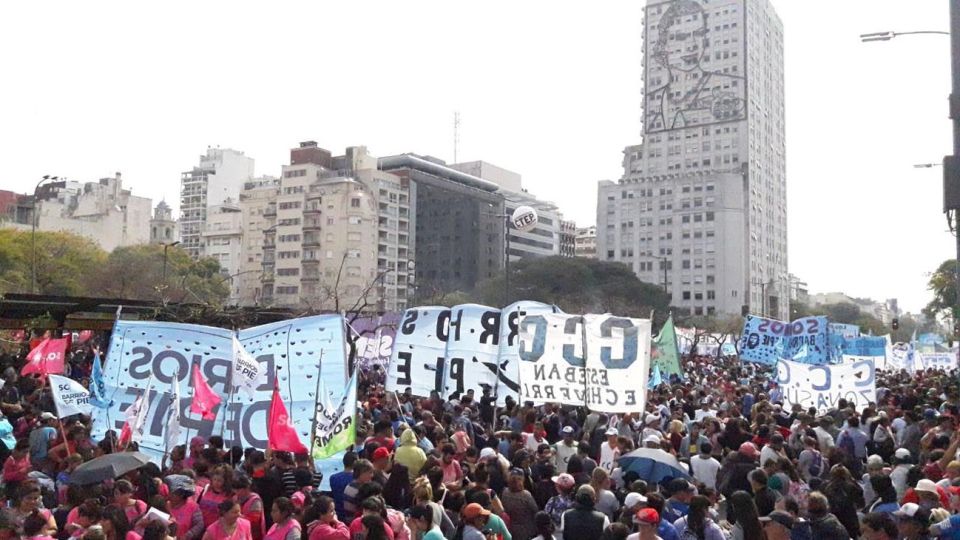marcha de organizaciones sociales 28082019