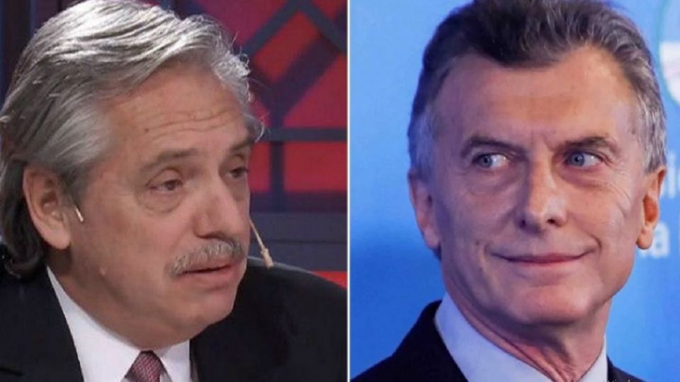 Mauricio Macri y Alberto Fernández.