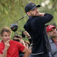 Justin Timberlake se divirtió jugando al golf con Denis Quaid