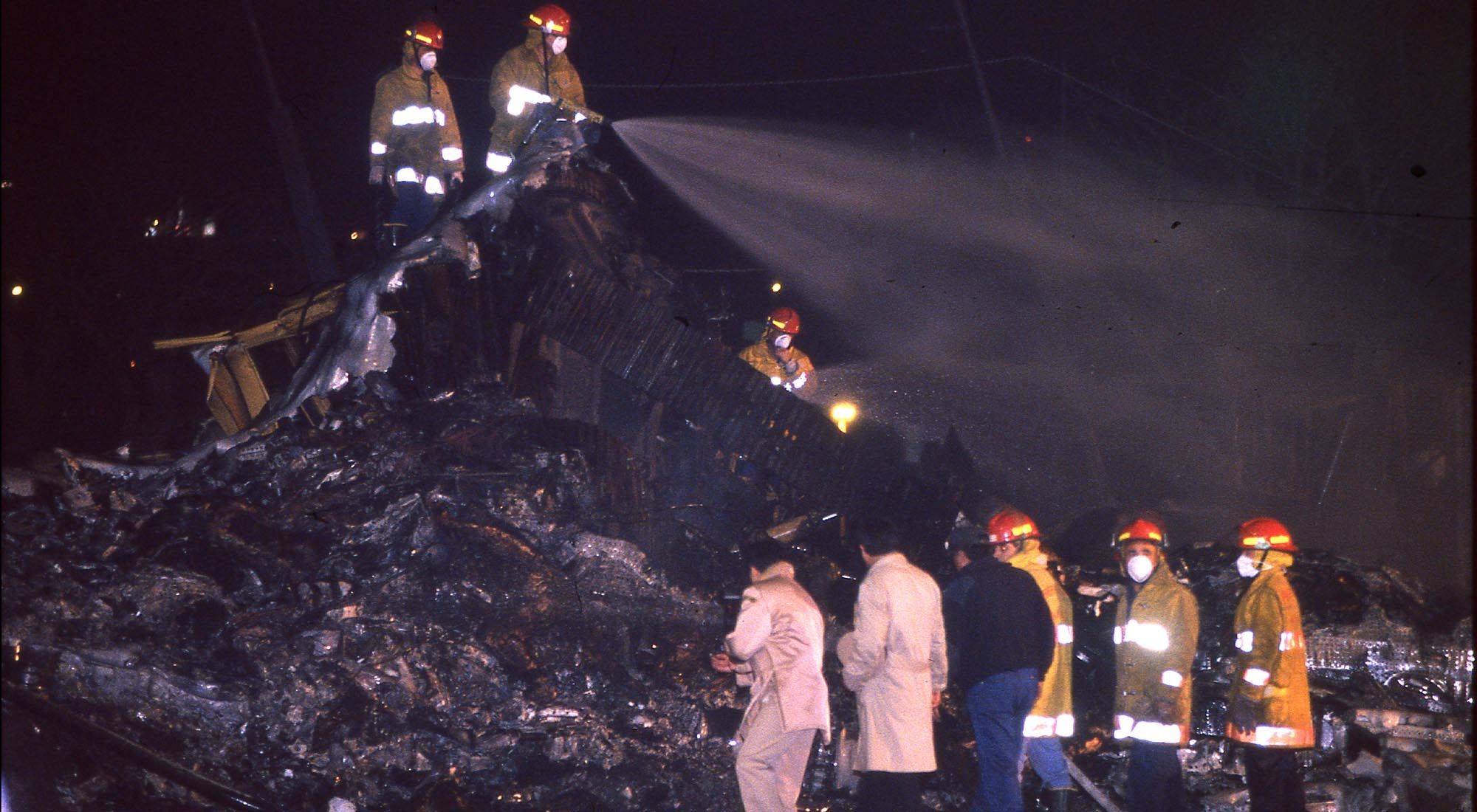 Galería de las fotos históricas de la tragedia de LAPA