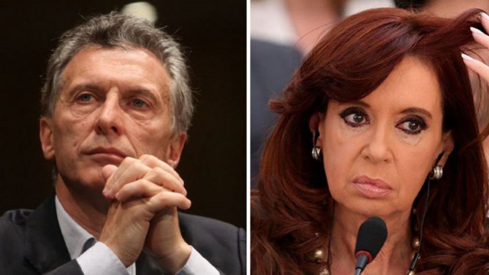 Mauricio Macri y Cristina Fernández.