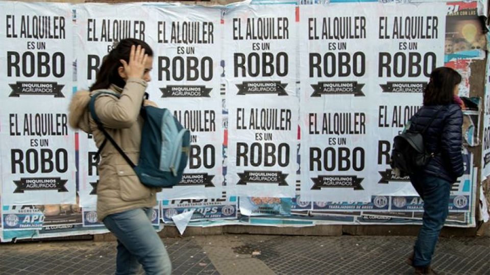 EN AGENDA. Congelamiento de alquileres, freno a desalojos y Ley de Alquileres, tres medidas que siguen reclamando los inquilinos.