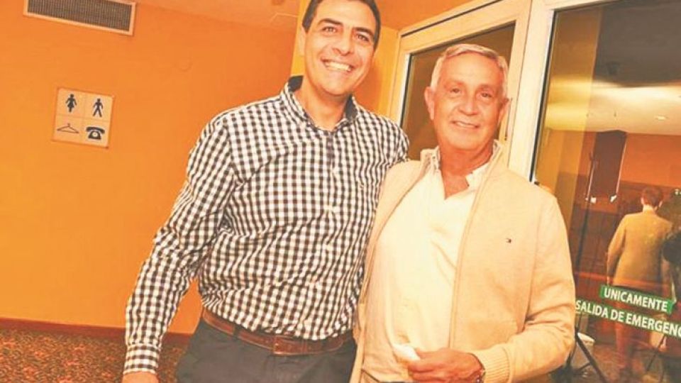 JORGE MONFERINI. Encabeza la lista de seis abogados que serán investigados por el Tribunal de Disciplina del Colegio de Abogados de Córdoba. En la foto, junto a Laerte Muzi, expresidente de la compañía.