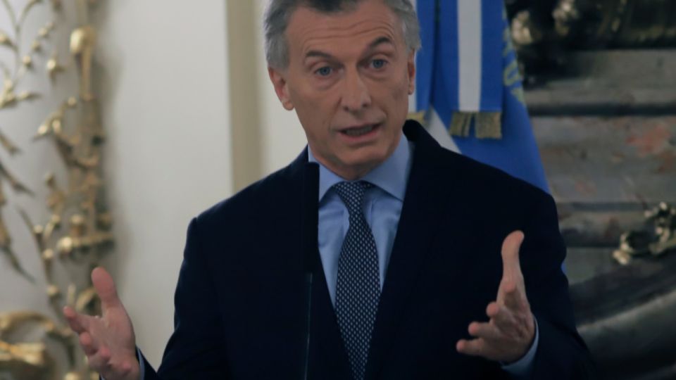 El presidente Mauricio Macri.
