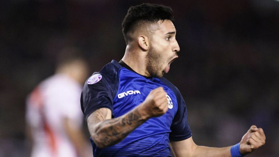 Afianzado. Nahuel Bustos, el autor del gol del triunfo ante River, reemplazará nuevamente a Dayro Moreno.