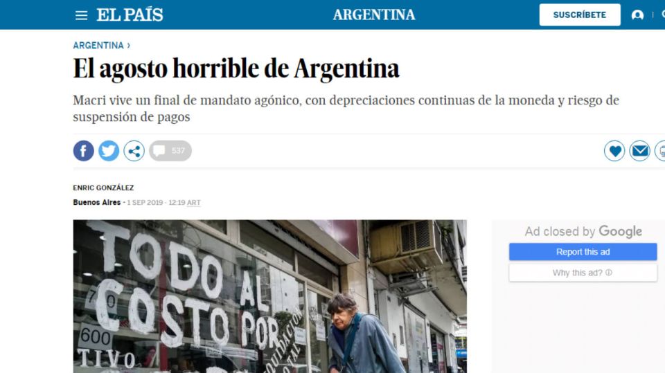 Repercusiones internacionales
