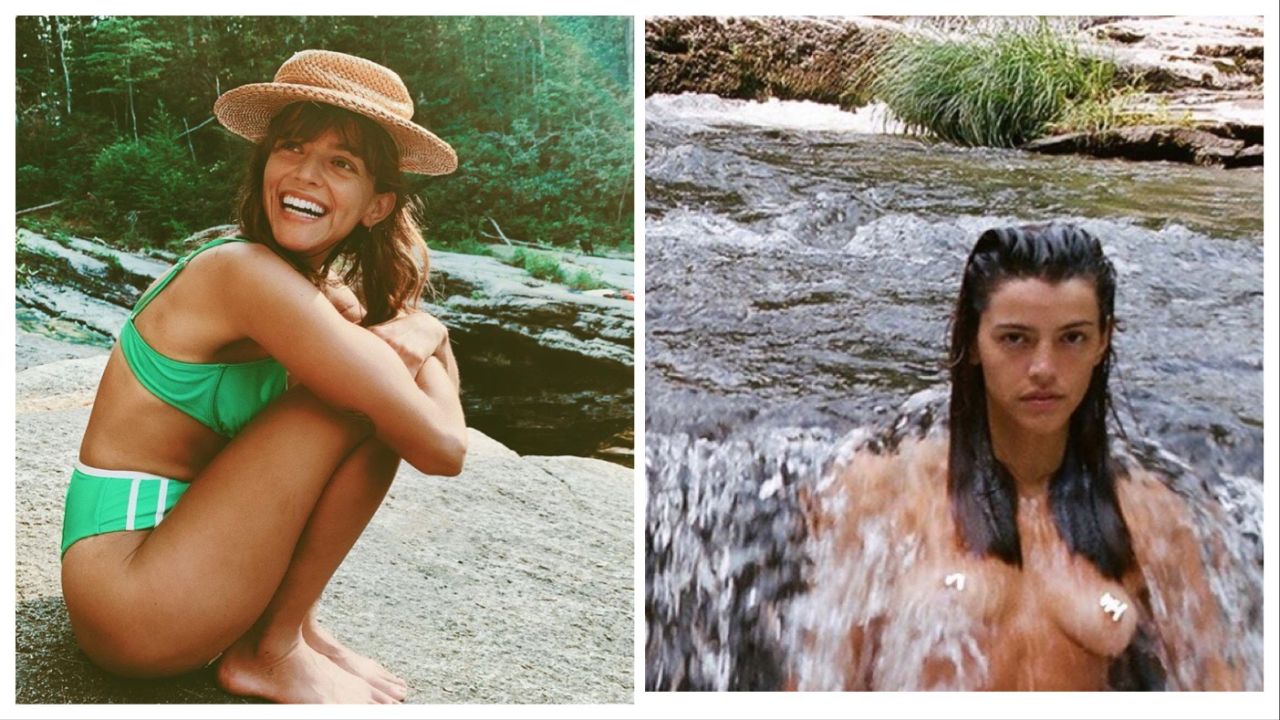 Las fotos de Calu Rivero, desnuda totalmente, con amigas en un río | Caras