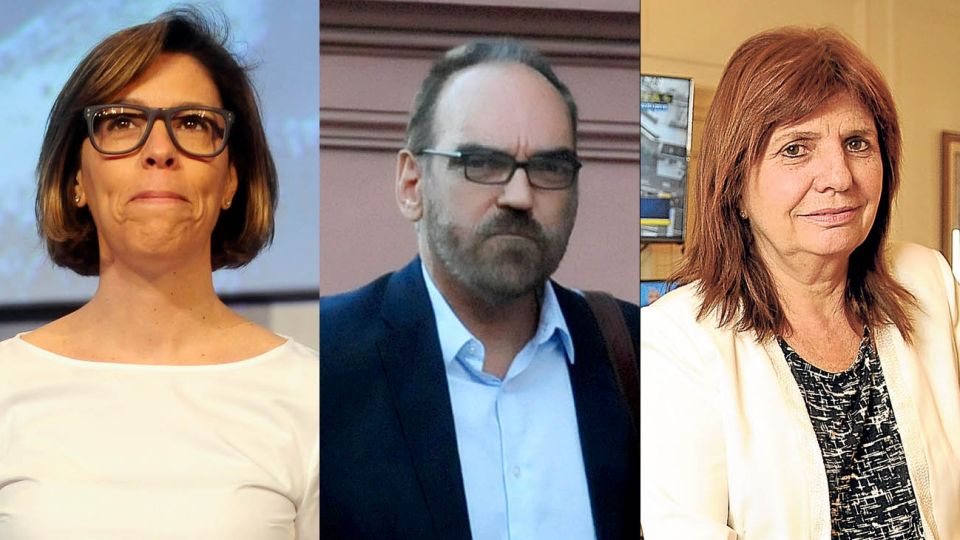 Patricia Bullrich, Laura Alonso y Fernando Iglesias.