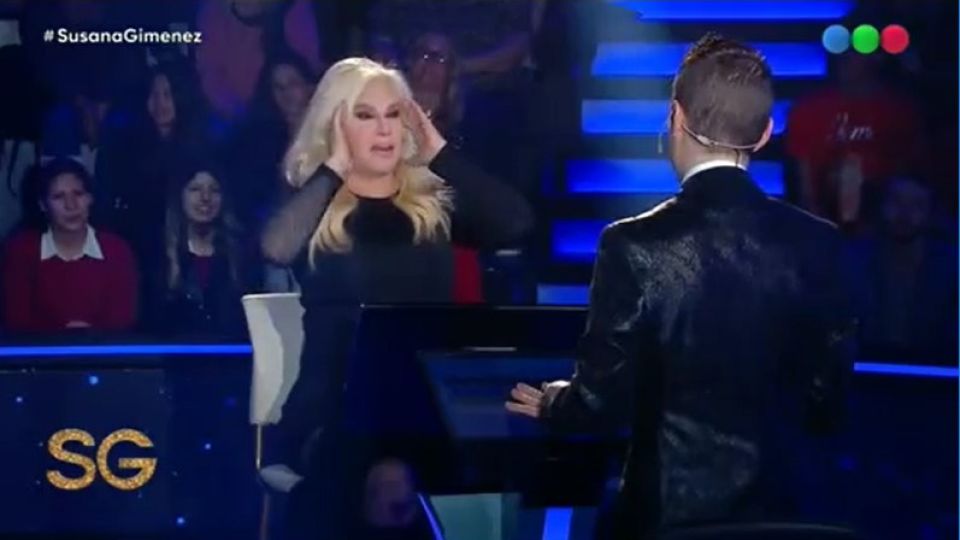 Susana Giménez con Santiago del Moro en Telefe
