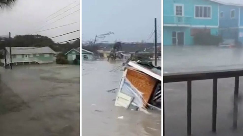 videos huracan dorian bahamas