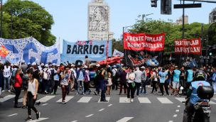 Nuevas marchas en el centro porteño para que el Gobierno declare la Emergencia Alimentaria.