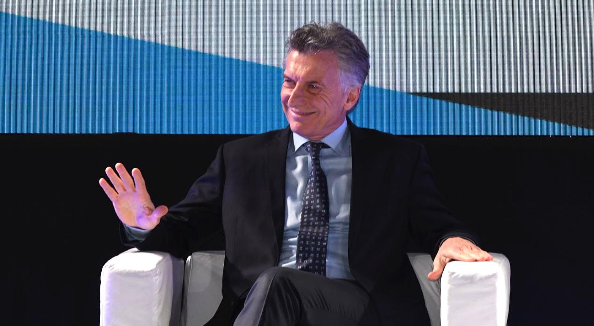 El presidente Mauricio Macri Cerró la jornada de AEA.