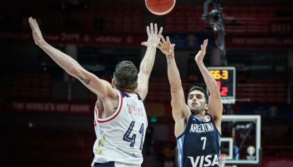 Facundo Campazzo, la figura de Argentina ante Rusia en el Mundial.