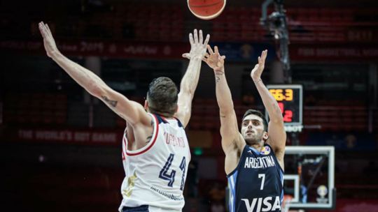 Facundo Campazzo, la figura de Argentina ante Rusia en el Mundial.