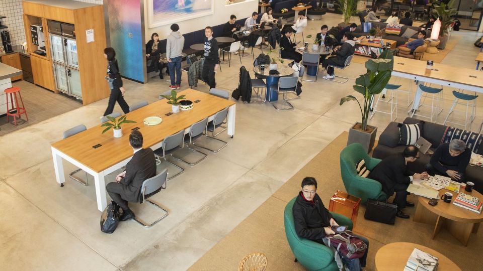 Inside WeWork's Iceberg Co-Working Space in Tokyo