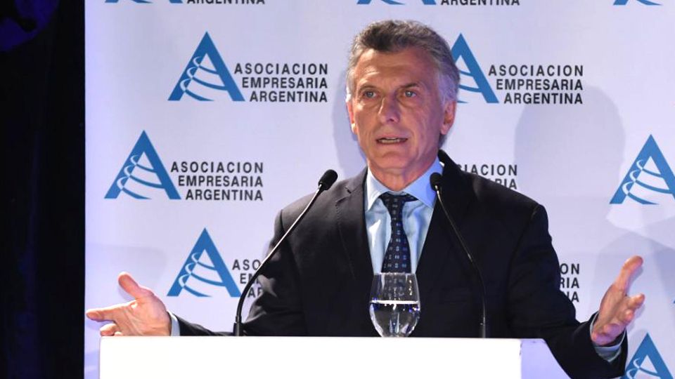 El presidente Mauricio Macri Cerró la jornada de AEA.