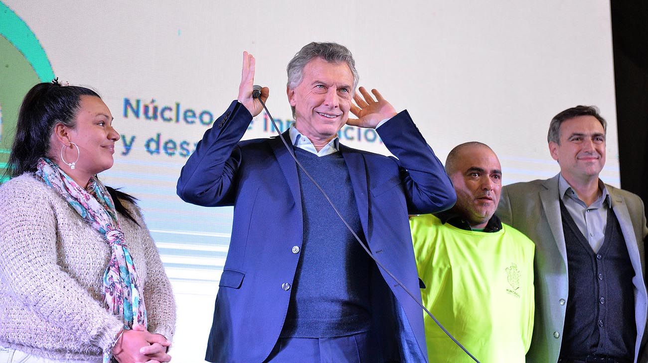 El presidente Mauricio Macri estuvo en Córdoba.