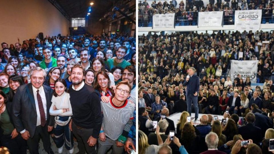 Alberto Fernández y Mauricio Macri.