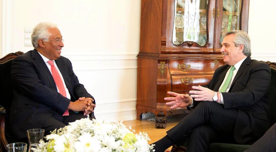 Alberto Fernández en Portugal 20190906