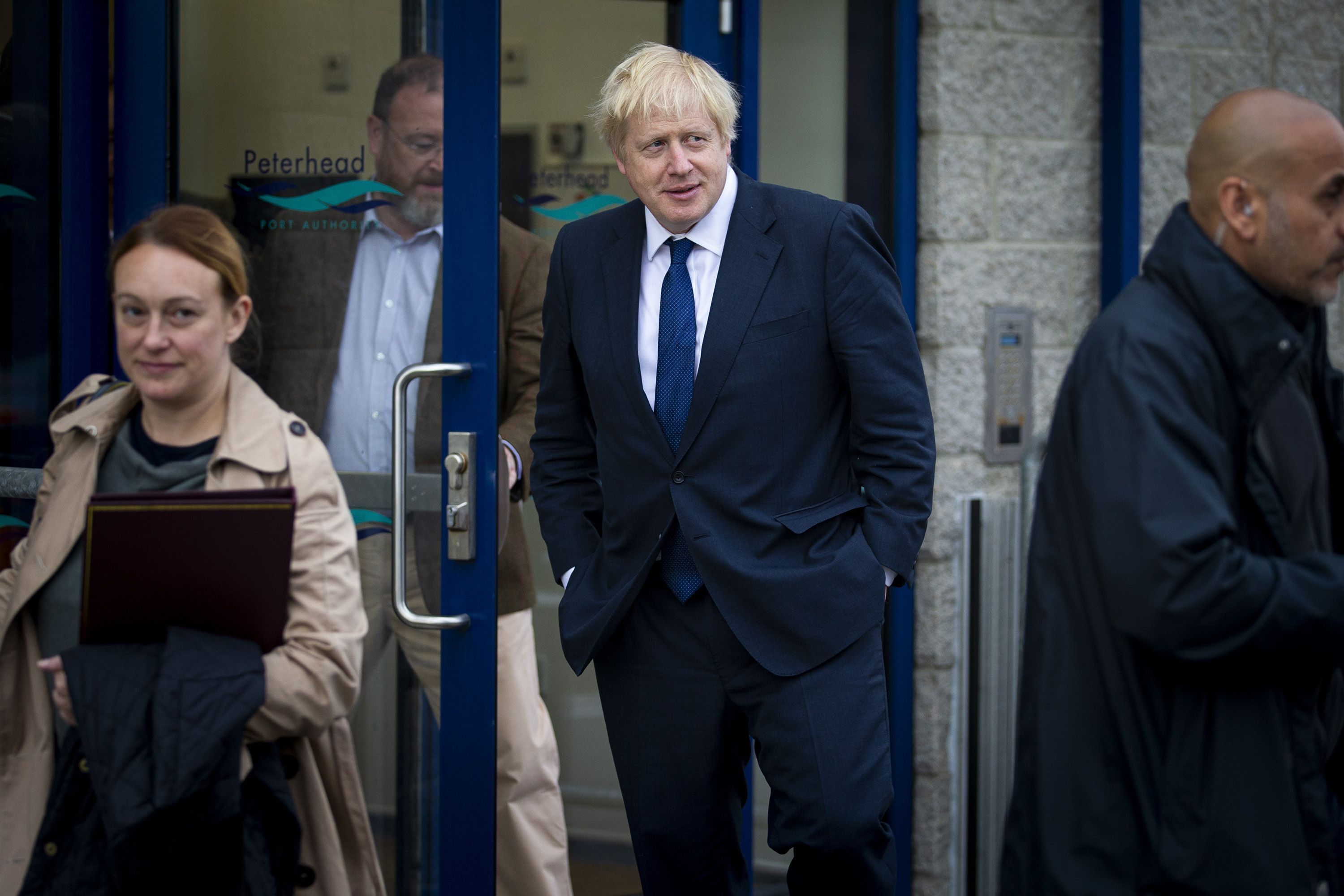 Boris Johnson Visits Aberdeenshire To Announce Additional Funding For Scottish Farmers