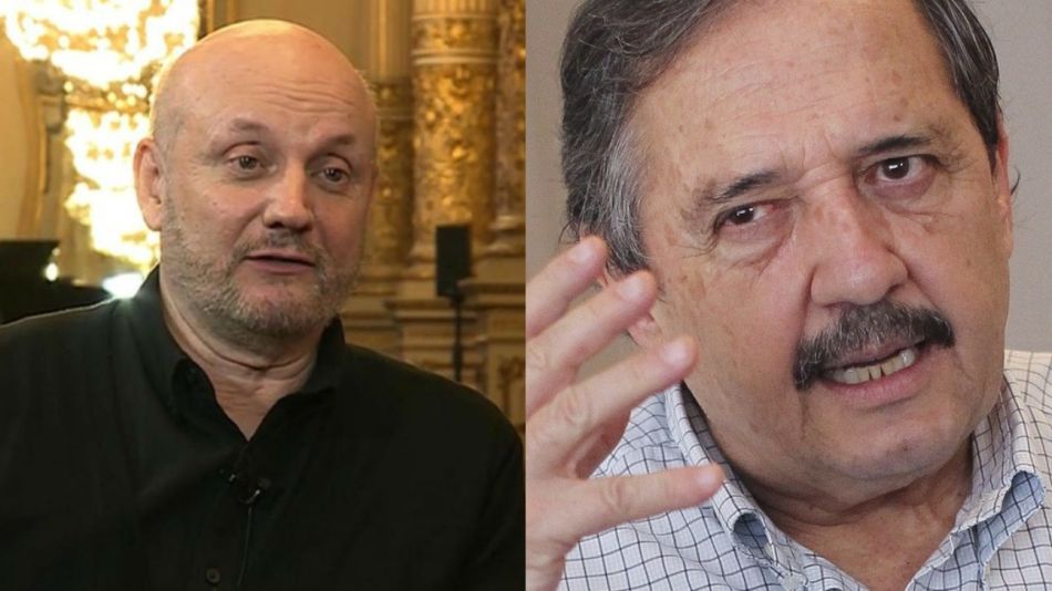 Juan José Campanella y Ricardo Alfonsín