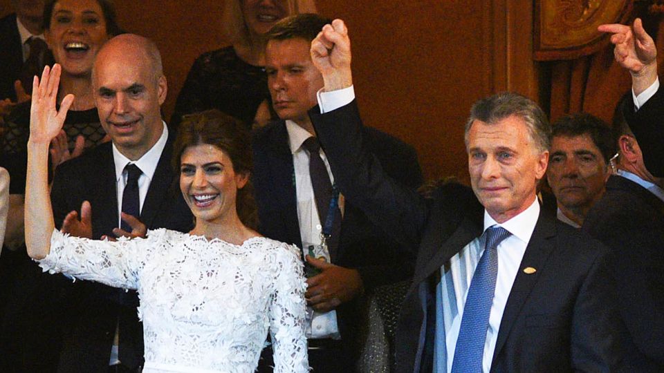 Llanto contenido. Macri estuvo dos veces al borde de las lágrimas.