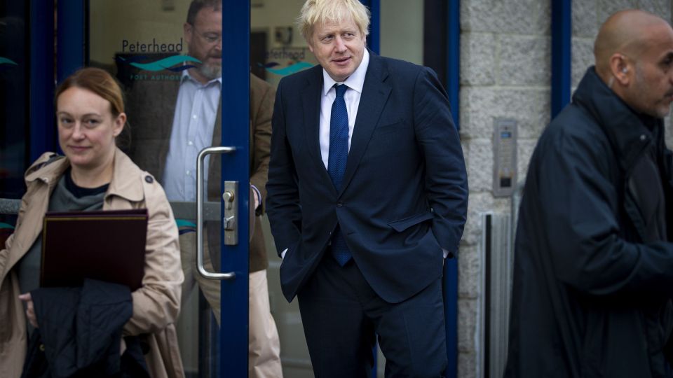 Boris Johnson Visits Aberdeenshire To Announce Additional Funding For Scottish Farmers